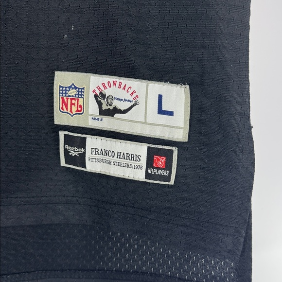Reebok NFL Pittsburgh Steelers Vintage Franco Harris #32 Size Youth Large - Picture 3 of 12